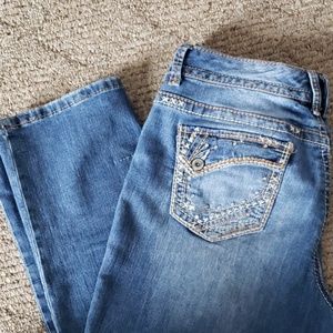 Maurice's crop jeans